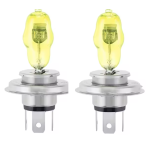 Set 2 becuri LED auto H3 de 12V 100W 6000K HOD galbene XENON