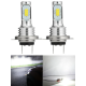 Set 2 becuri LED AUTO H7 3570 XL de ceata putere 80W 4000 lumeni temperatura 6000-6500K