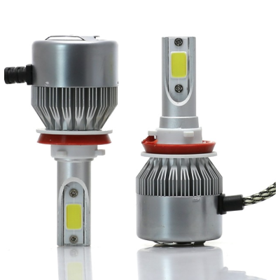 Set 2 becuri Led C6 H11/H8 putere 48W temperatura 6500K