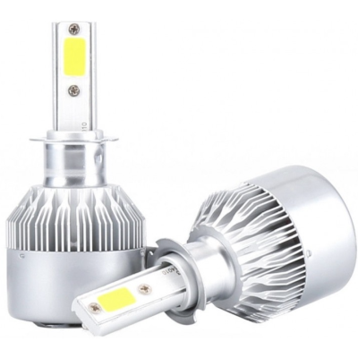 Set 2 becuri Led C6 H3 putere 36W temperatura 6500K