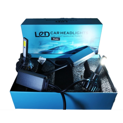 Set 2 Becuri Led H1 F2 COB Canbus 100W Lumina Alb-Rece 12.000 Lumeni