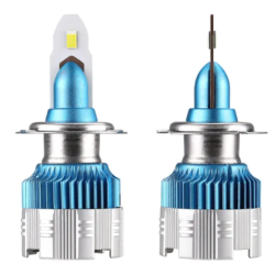 Set 2 becuri LED H1 Lumina Alba 8000k Ventilatie Automata