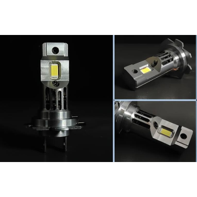 Set 2 becuri LED H7 cu ventilator 60W/set 12V