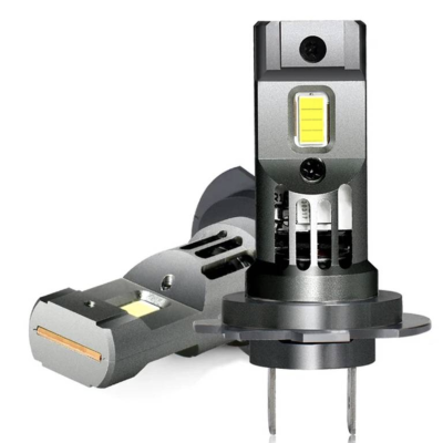 Set 2 becuri led H7 FQ5 lumina alba 6500k 12000 Lumeni cu ventilator RU