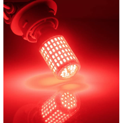 Set 2 Becuri LED ROSU cu anulator