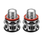 Set 2 becuri V6 auto LED H11 de 100W 6000k lumina alb rece si flux luminos