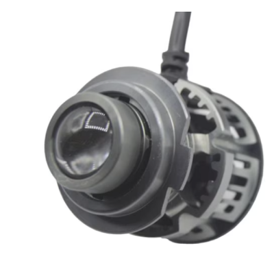 Set 2 becuri V6 auto LED H7 de 100W 6000k lumina alb rece si flux luminos