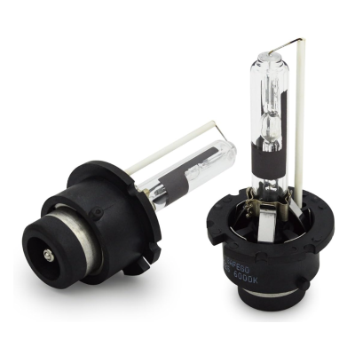 Set 2 becuri Xenon D2R White auto pentru far suport plastic 35W 6000K