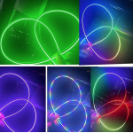 Set 2 benzi acrilice 110cm si 35cm, lumina ambientala auto RGB, alimentare USB