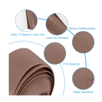 Set 2 Benzi late adezive etansare pentru baie din plastic MARO 3 M Set 2 Benzi late adezive etansare pentru baie din plastic MARO 3 M