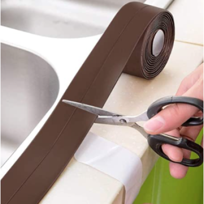 Set 2 Benzi late adezive etansare pentru baie din plastic MARO 3 M