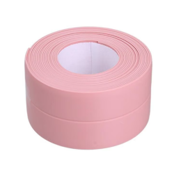 Set 2 Benzi late adezive etansare pentru baie din plastic ROZ 3 M