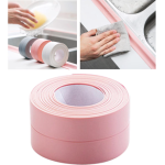 Set 2 Benzi late adezive etansare pentru baie din plastic ROZ 3 M