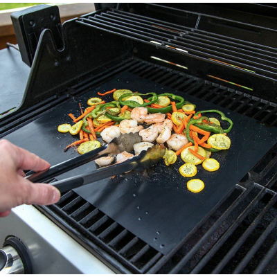 Set 2 folii antiaderente BBQ Grill Matt din teflon pentru gratar