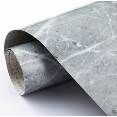 Set 2 Folii imitatie marmura GRI cu ALB autoadezive pentru bucatarie baie 60 x 300 cm