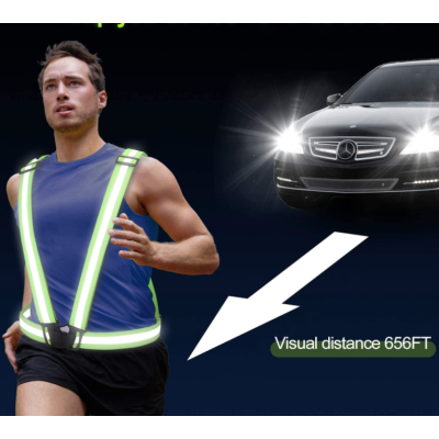 Set 2 Ham REFLECTORIZANT Reglabil Elastic Universal