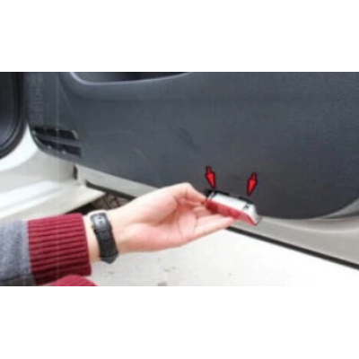 Set 2 Holograme LED cu LOGO MERCEDES BENZ pentru Portiere