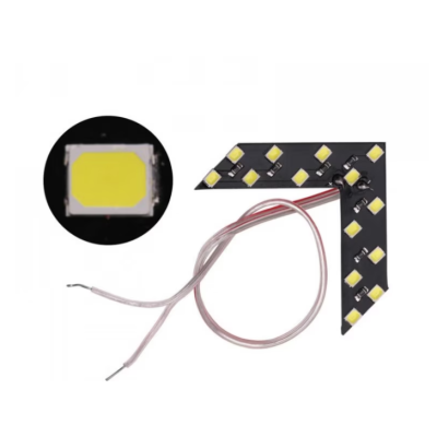 Set 2 Indicatoare semnalizare oglinda tip sageata LED Galben 12V tuning auto