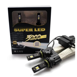Set 2 Lampi Auto H7 Super Led 60W, 6400 Lumeni, 6500K