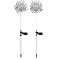 Set 2 Lampi solare sub forma de Papadie alb cald