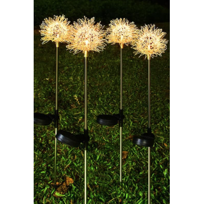 Set 2 Lampi solare sub forma de Papadie alb cald