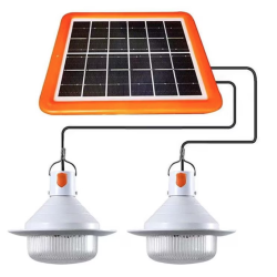 Set 2 lampi solare tip BEC pentru curte terasa camping Solar Charged UFO