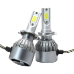 Set 2 LED-uri Auto C6-H4 cu doua faze putere 36W 3800 Lumeni