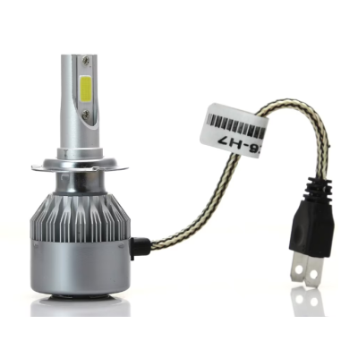 Set 2 LED-uri Auto C6-H4 cu doua faze putere 36W 3800 Lumeni