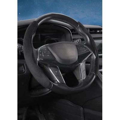 Set 2 manere antigrip ergonomice pentru volan negre