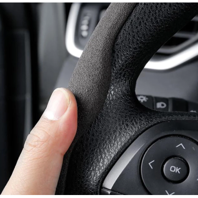 Set 2 manere antigrip ergonomice pentru volan negre