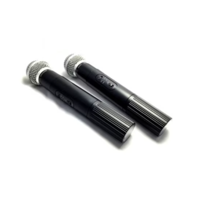 Set 2 Microfoane WG-X58 / X51  Wireless WVNGR  Black cu receiver