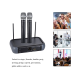 Set 2 Microfoane WG-X58 / X51  Wireless WVNGR  Black cu receiver