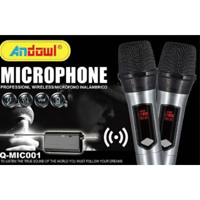 Set 2 microfoane wireless Andowl Q MIC001