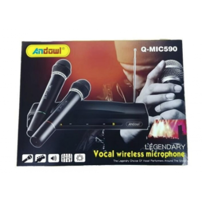 Set 2 microfoane wireless karaoke MIC590