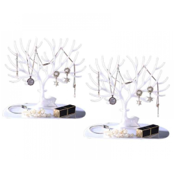 Set 2 Organizatoare de bijuterii cu tavita  tip copacel
