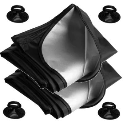 Set 2 Prelata protectie parbriz cu 2 fete Iarna / Vara 70 x 145 cm