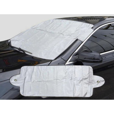 Set 2 Prelata protectie parbriz cu 2 fete Iarna / Vara 70 x 145 cm