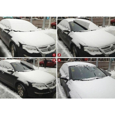 Set 2 Prelata protectie parbriz cu 2 fete Iarna / Vara 70 x 145 cm