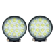 Set 2 Proiectoare LED TP-1642 auto offroad 42W 12V-24V 3520 lumeni ROTUNDE