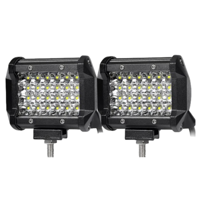 Set 2 Proiector LED Auto Off Road 24 LED-uri 72W Dreptunghiular