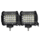 Set 2 Proiector LED Auto Off Road 24 LED-uri 72W Dreptunghiular