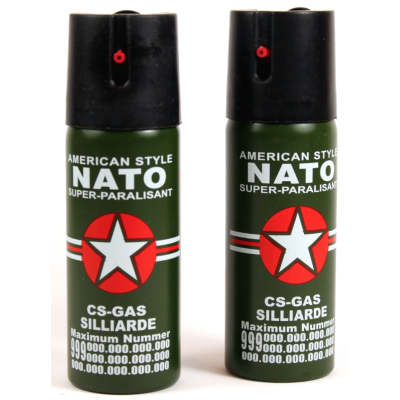 Set 2 Spray NATO paralizant de buzunar