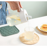 Set 2 suporturi de cauciuc pentru cratite 18 cm ROSU