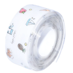 Set 2 x Banda de etansare transparenta cu model 38x320cm