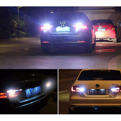 Set 2 x Becuri auto LED SMD T15 16W Canbus