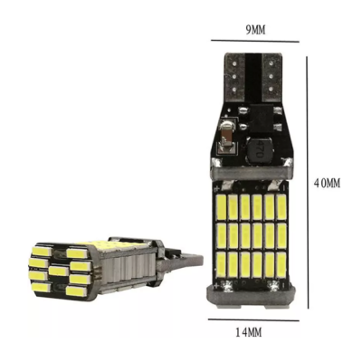 Set 2 x Becuri auto LED SMD T15 16W Canbus