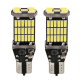 Set 2 x Becuri Auto LED T15 Canbus Instrumente Interior Culoare Alb