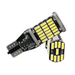 Set 2 x Becuri Auto LED T15 Canbus Instrumente Interior Culoare Alb