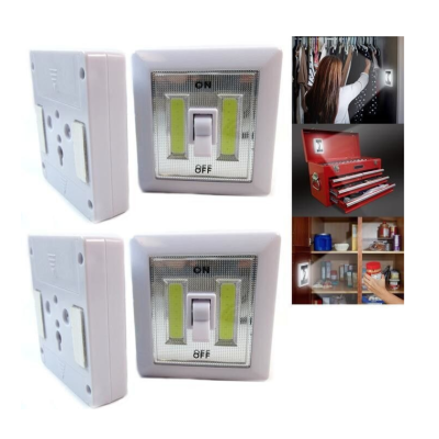 Set 2 x Intrerupatoare fara fir cu LED Super Bright Switch