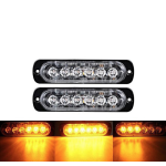 Set 2 x Lumini de Avertizare 6 LED pentru platforma ATV Tractor Jeep Off Road